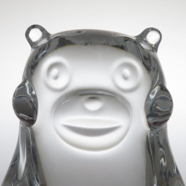 バカラ フィギュリン ○ くまモン 11cm 置物 インテリア クリア