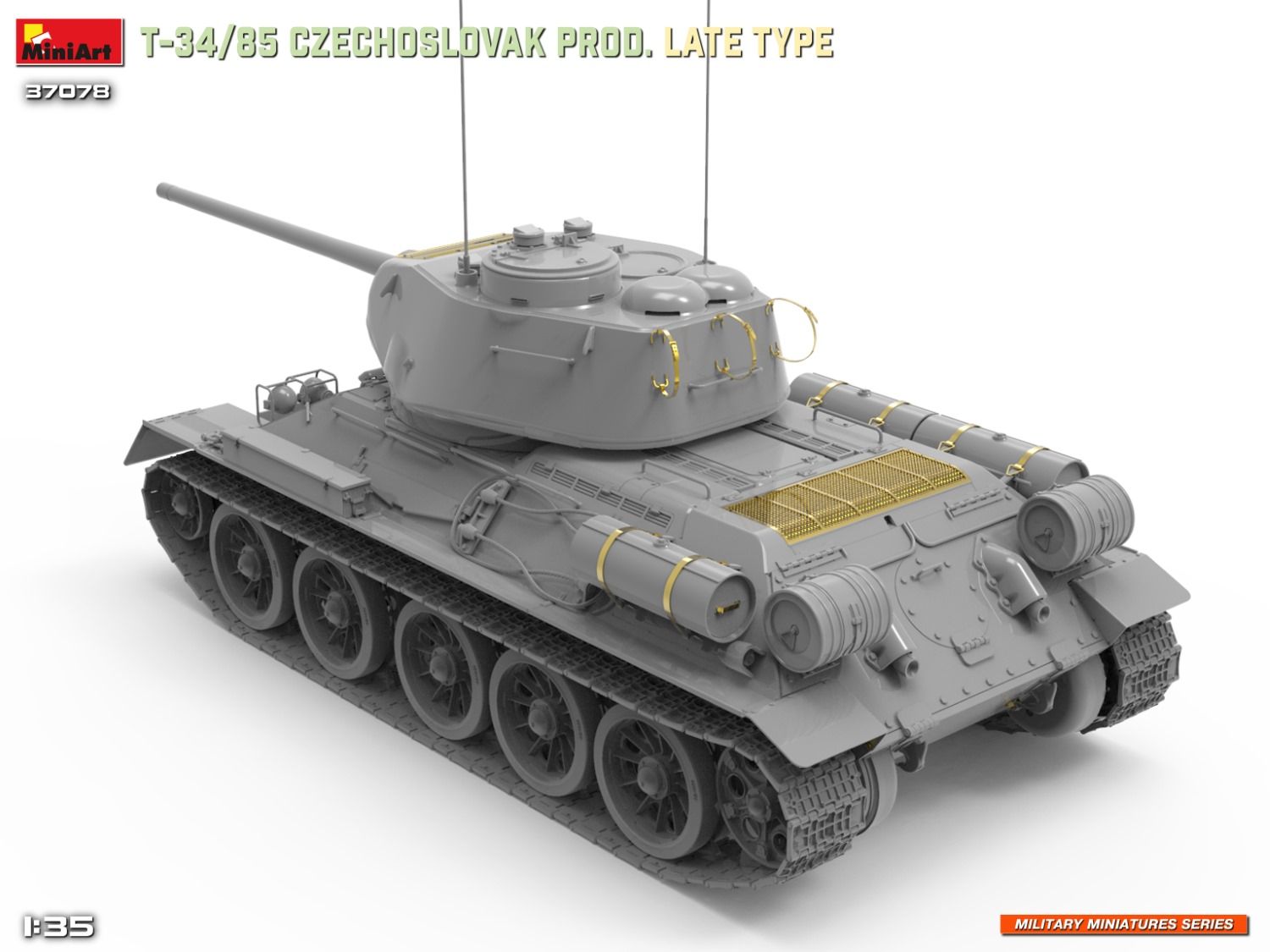 30日間返品交換可能！ T-34-85 チェコスロバキア製 後期型