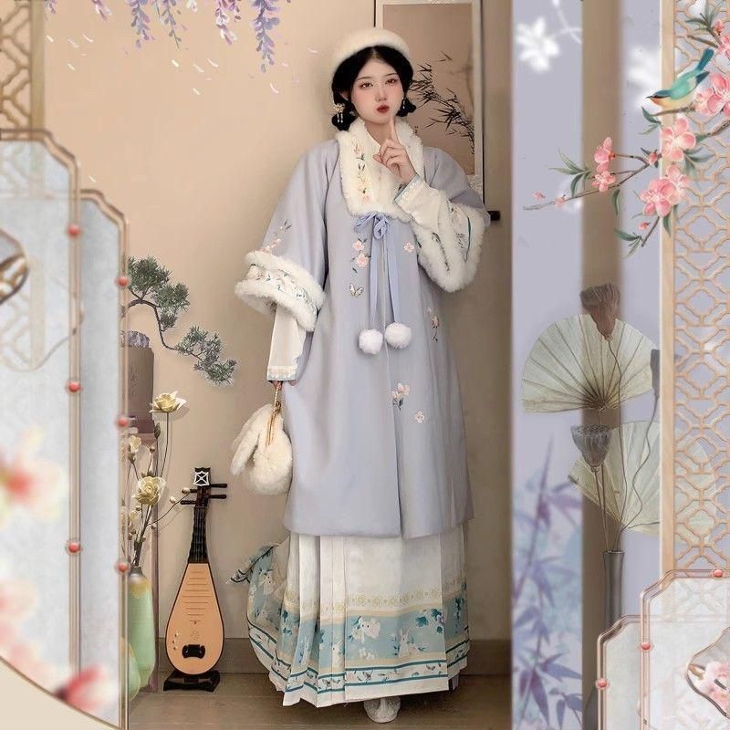 HF-90 豪華刺繍 漢服 かんふく 古風衣装 レトロ風 中華ロリータ