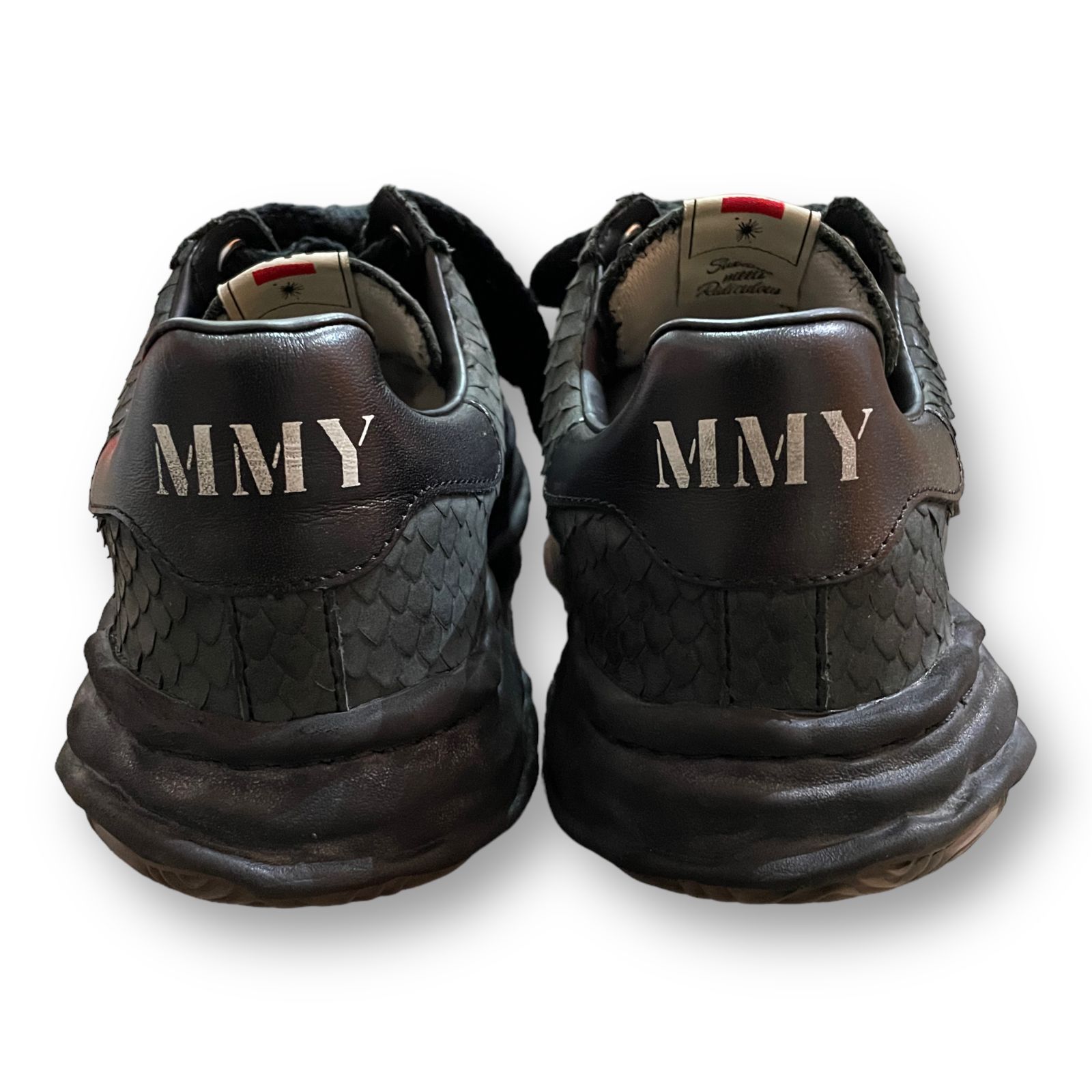 定価47300円 Maison Mihara Yasuhiro 23SS BLAKEY LOW パイソン