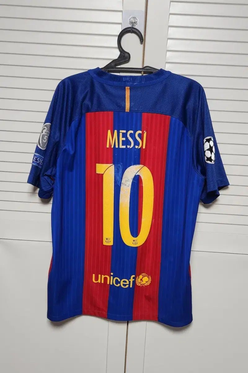 16-17 NIKE バルセロナ HOME No 10 メッシ - メルカリ