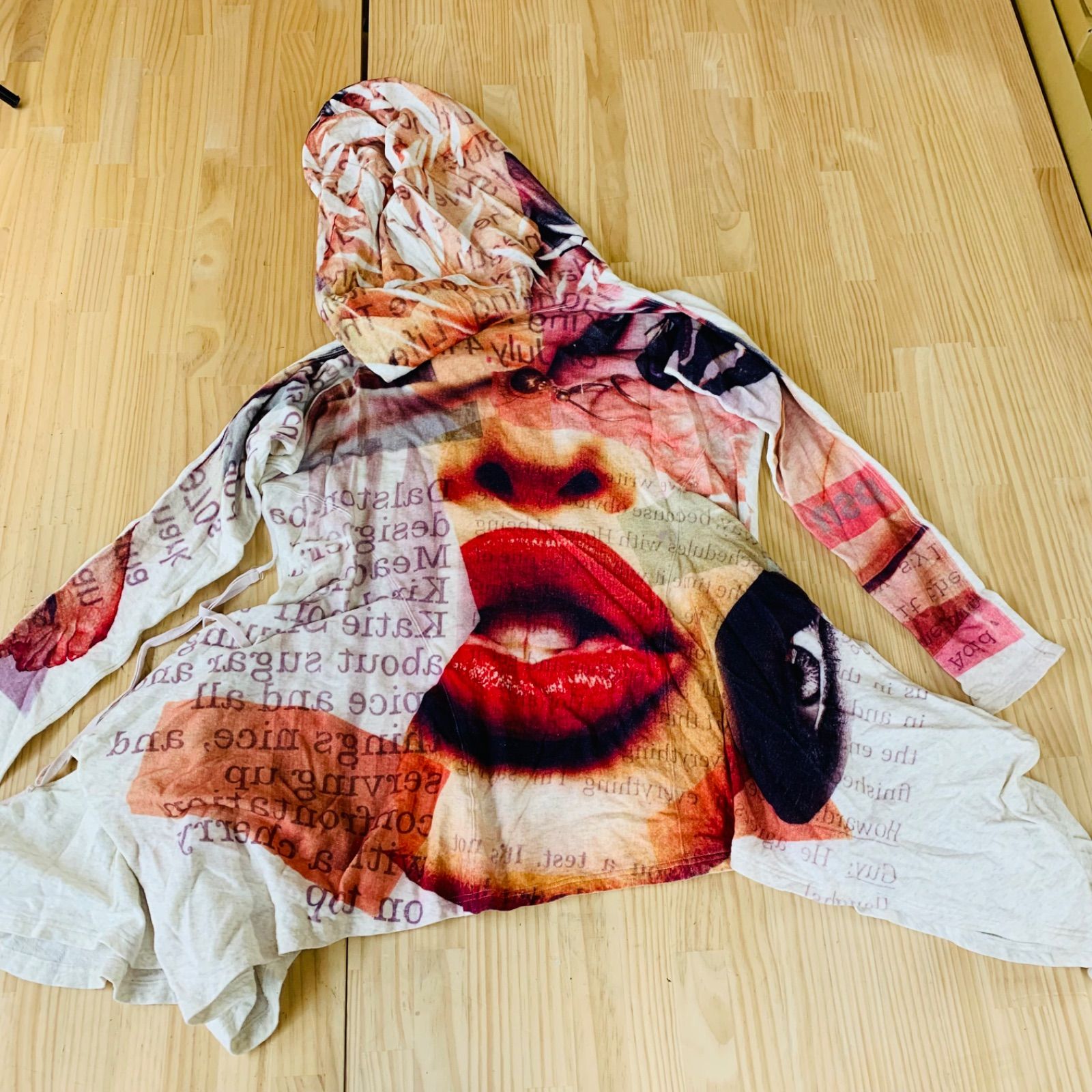 nozomi Ishiguro 赤 ジップアップパーカー NOZOMI ISHIGURO ノゾミ