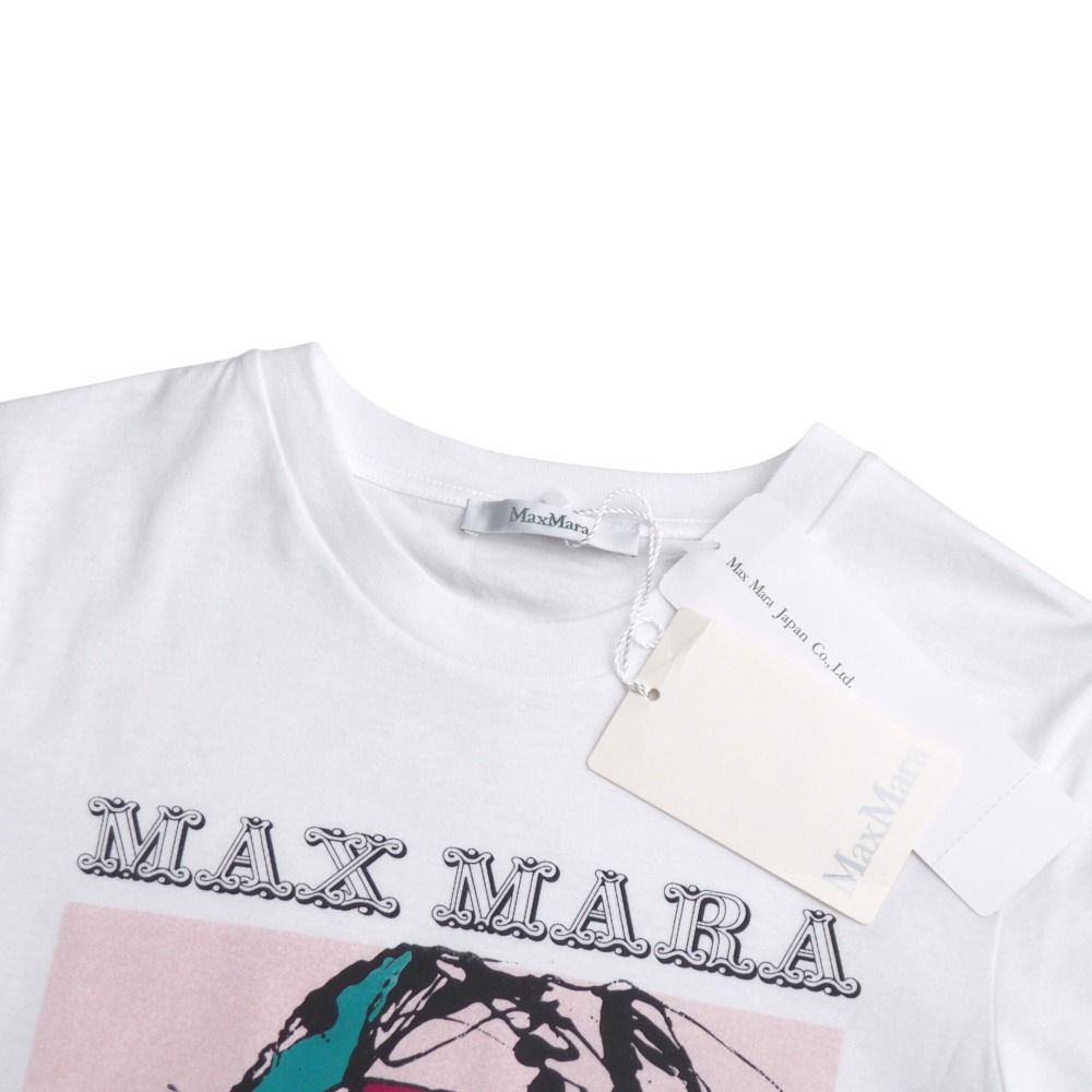 □未使用品□MAX MARA マックスマーラ 半袖Tシャツ サイズS コットン  