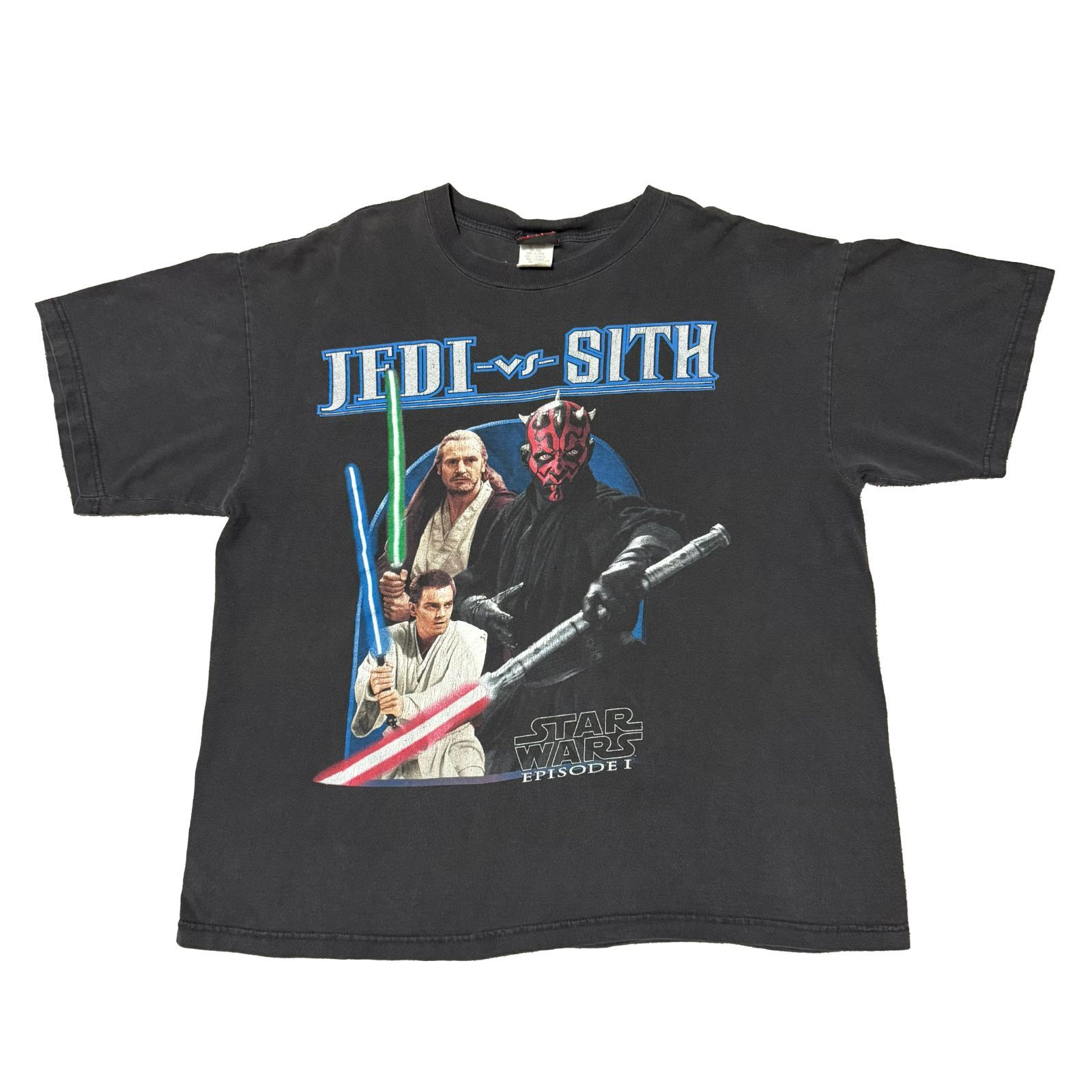 90s Star Wars Episode I Jedi Vs Sith Tee スターウォーズ Tシャツ 