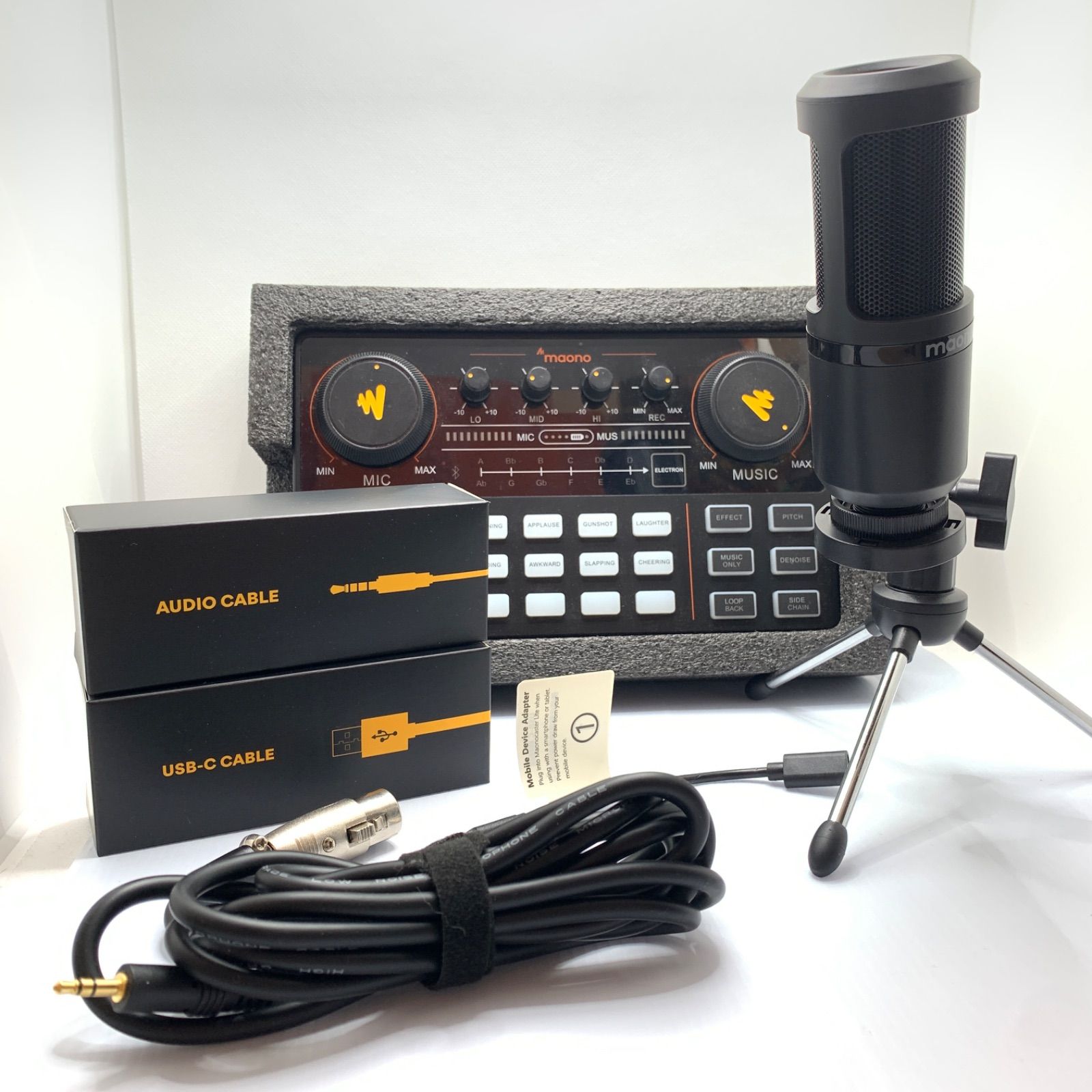 MAONO オーディオインターフェイス セット MAONO オーディオミキサー