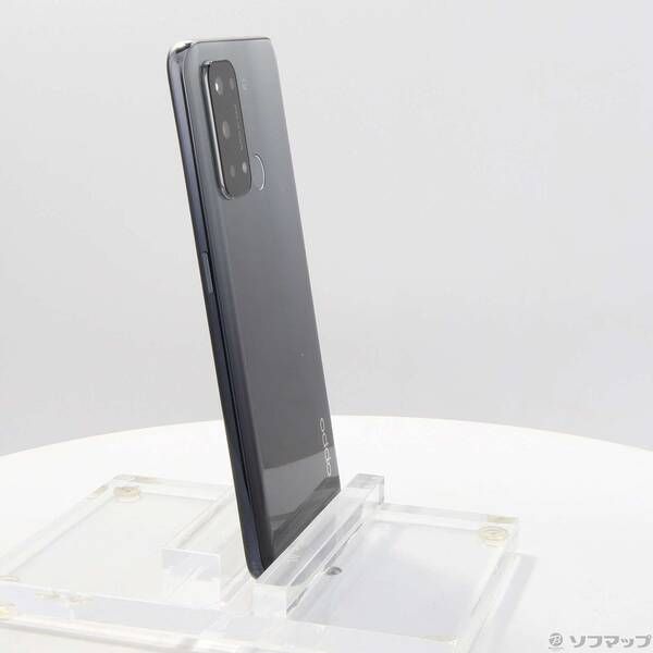 OPPO - 【中古】OPPO Reno5 A A101OP シルバーブラック ムスビー｜OPPO Reno5 A A101OP Y!mobile シルバーブラック