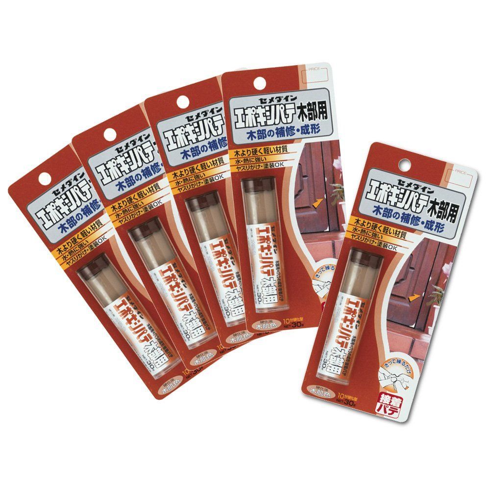 次回入荷予定なし HC-118 P30g 木部用 エポキシパテ 5個セット セメダイン