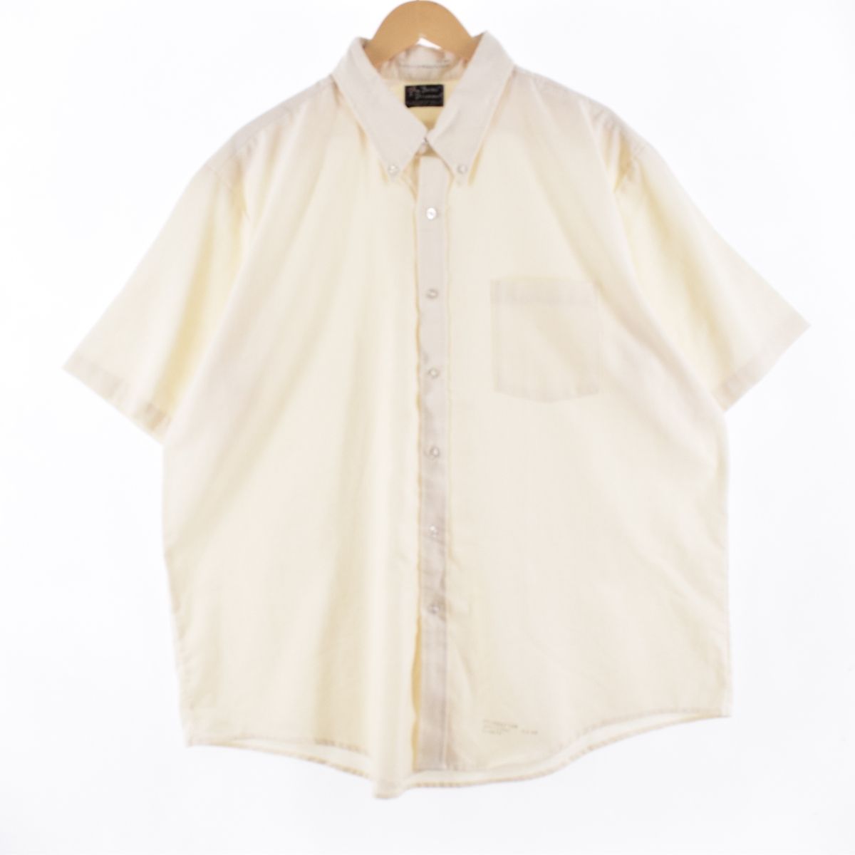 古着 70年代 Beau Brummet 半袖 ボタンダウンシャツ USA製 メンズXXL ヴィンテージ/eaa349376