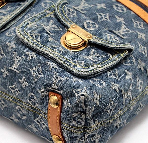 ルイヴィトン LOUIS VUITTON バギーGM ショルダーバッグ 2WAYバッグ モノグラムデニム ブルー M95048 替えストラップ付  【67853】 - メルカリ