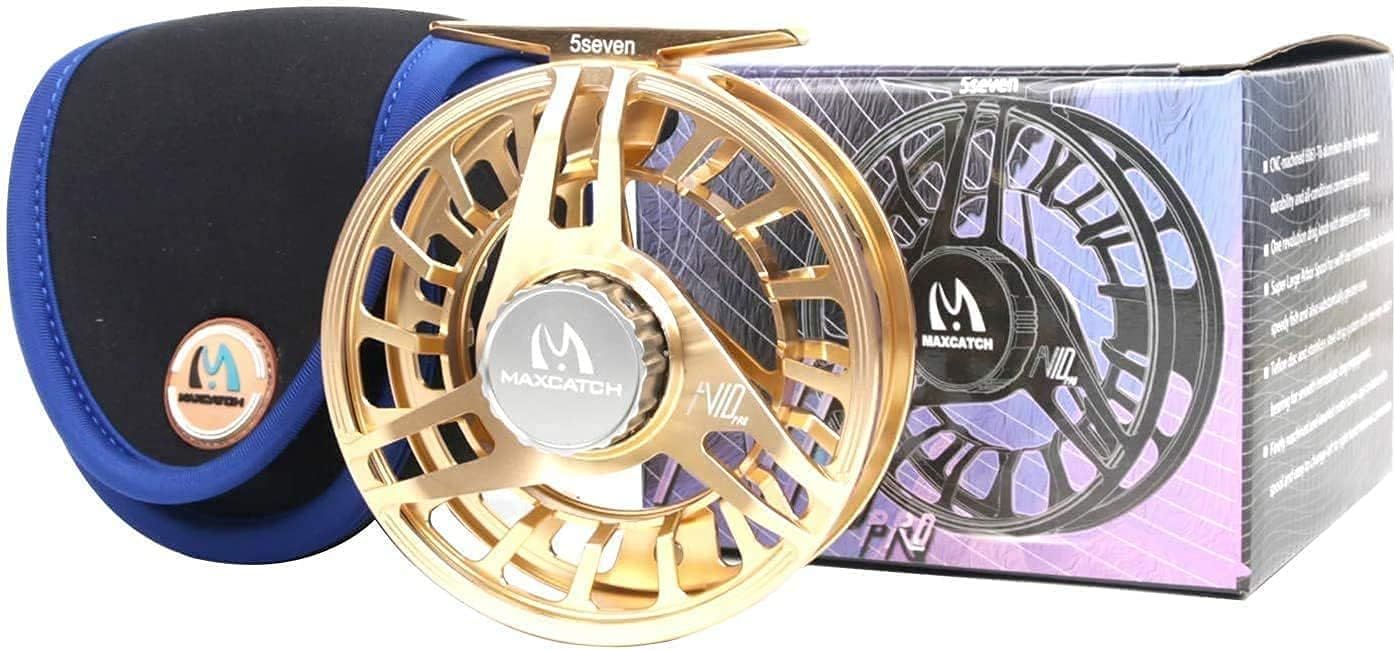 マックスキャッチ AVID PRO 5seven フライリール ゴールド Maxcatch