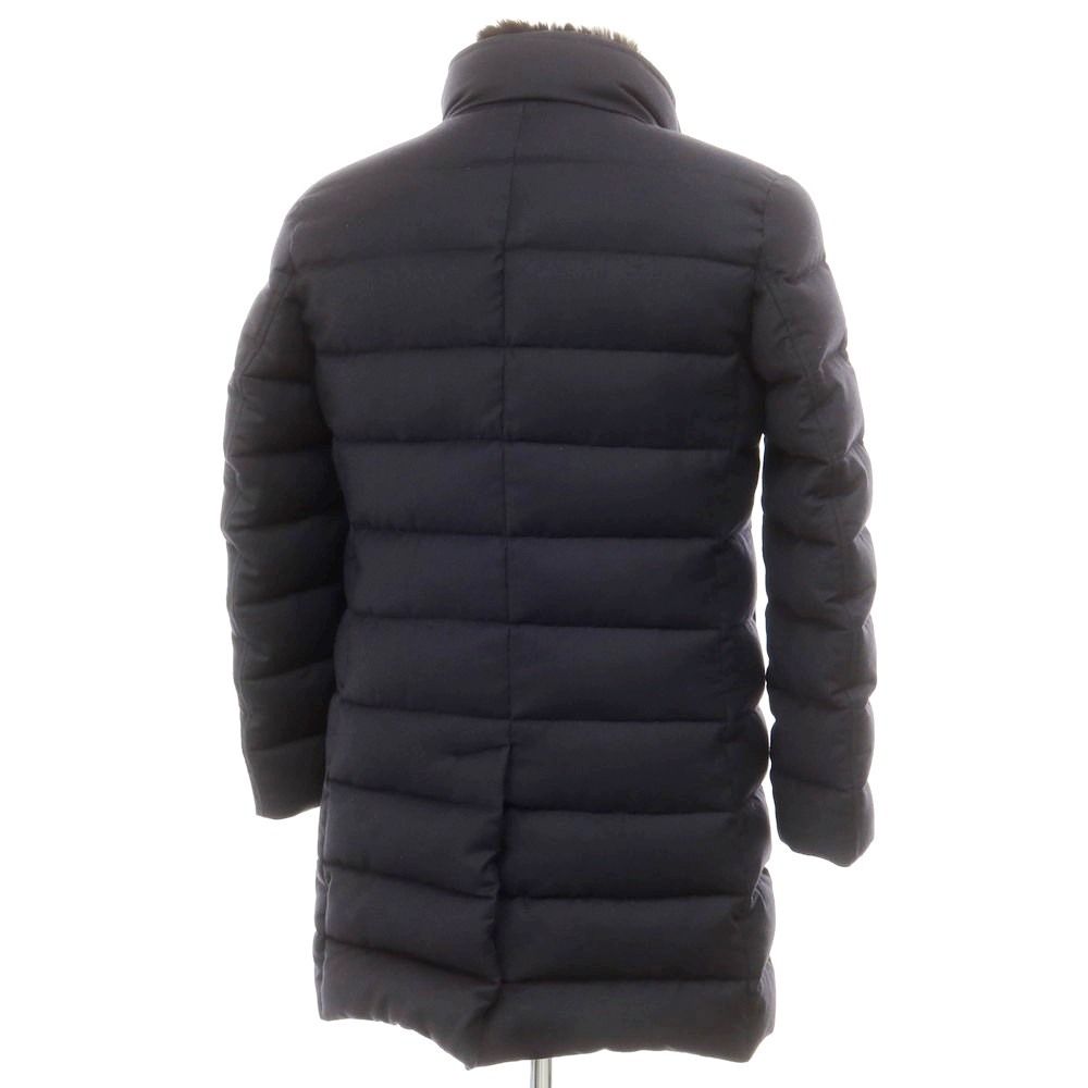 中古】ムーレー MOORER ALFIERI ウールカシミヤ ファーダウンコート