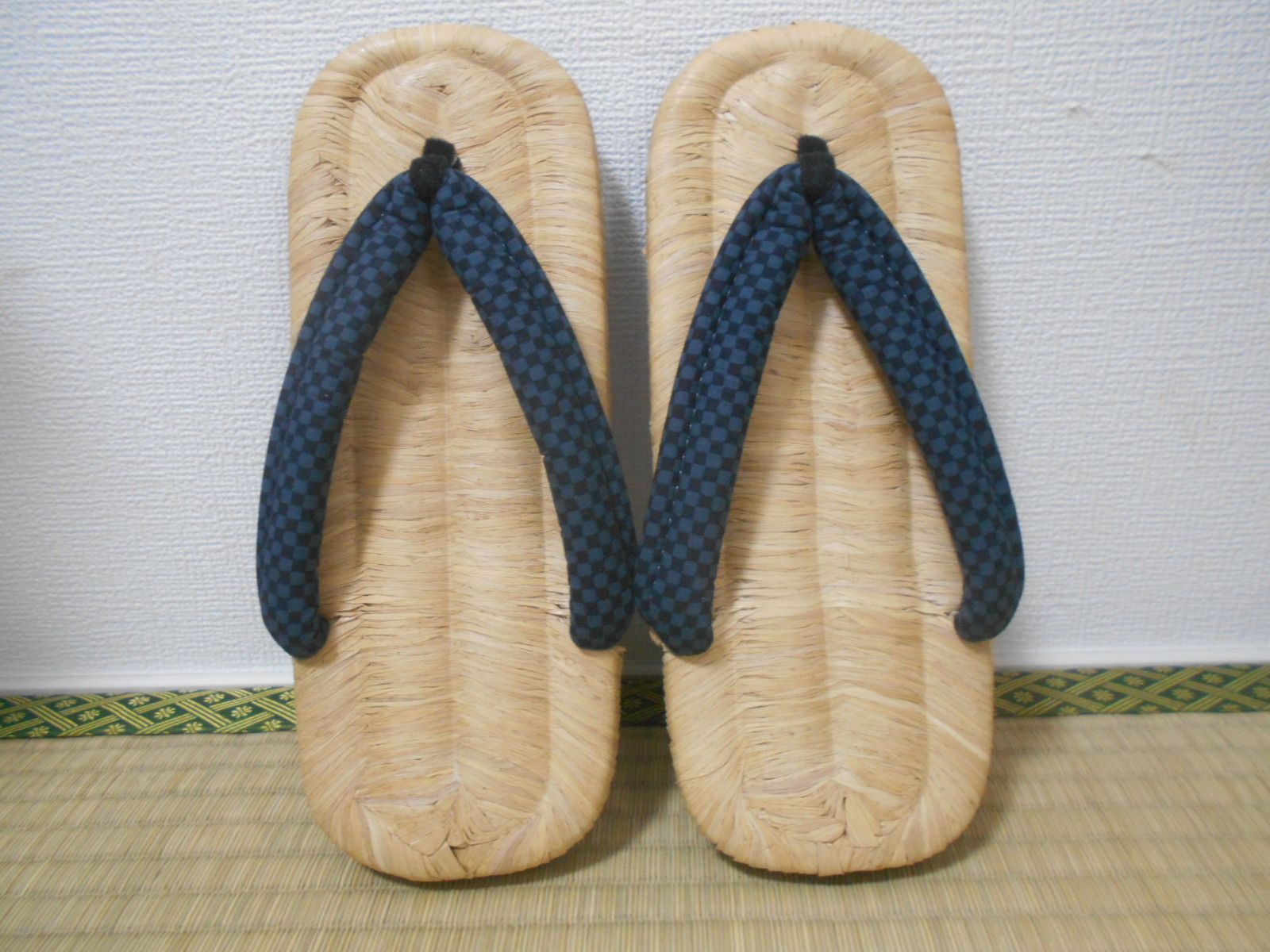 手づくり 竹皮表の草履