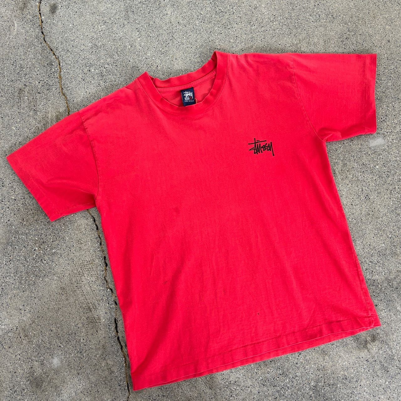 Stussy】90s Dragon Print T Shirt 