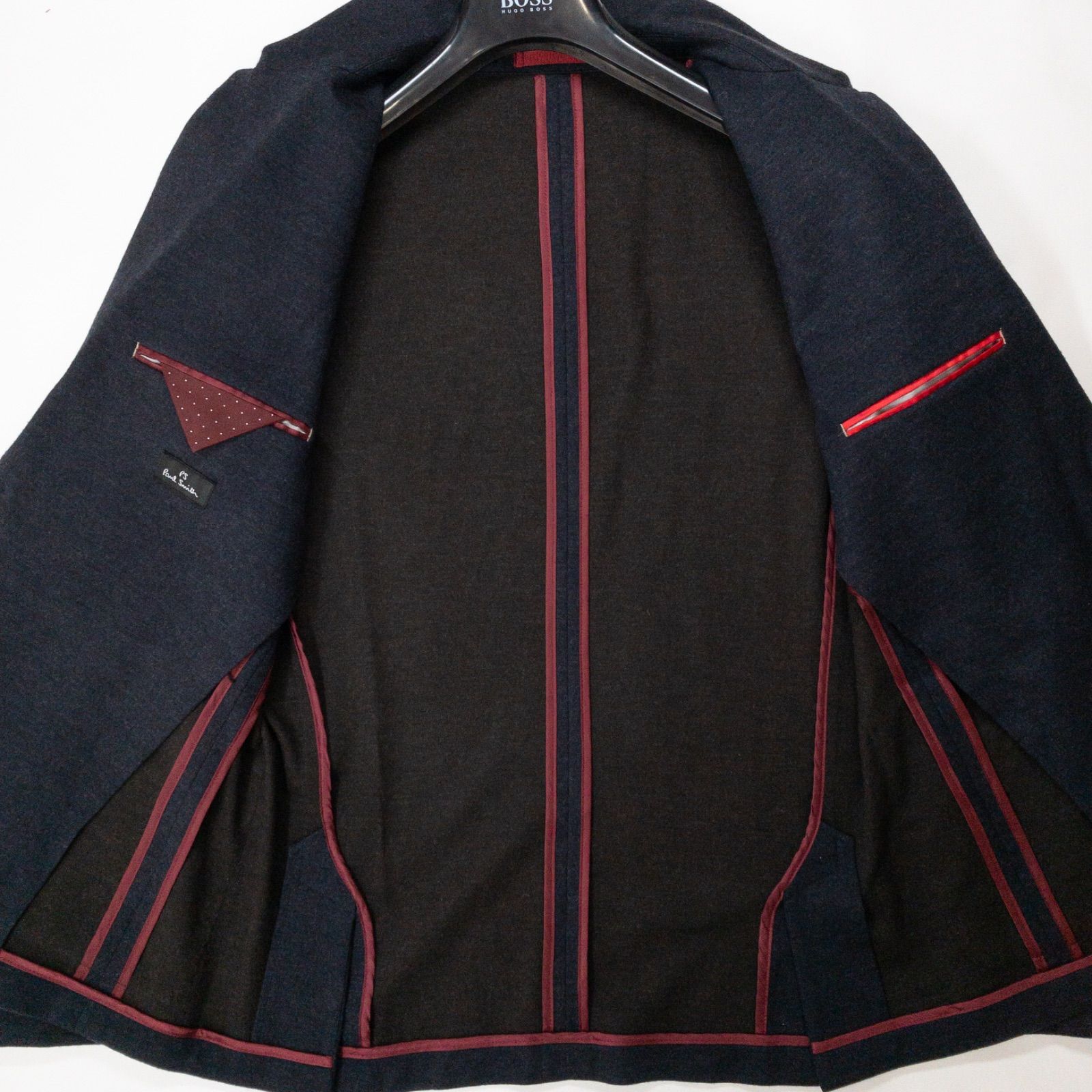 美品】ポールスミス PS Paul Smith テーラードジャケット ウール 