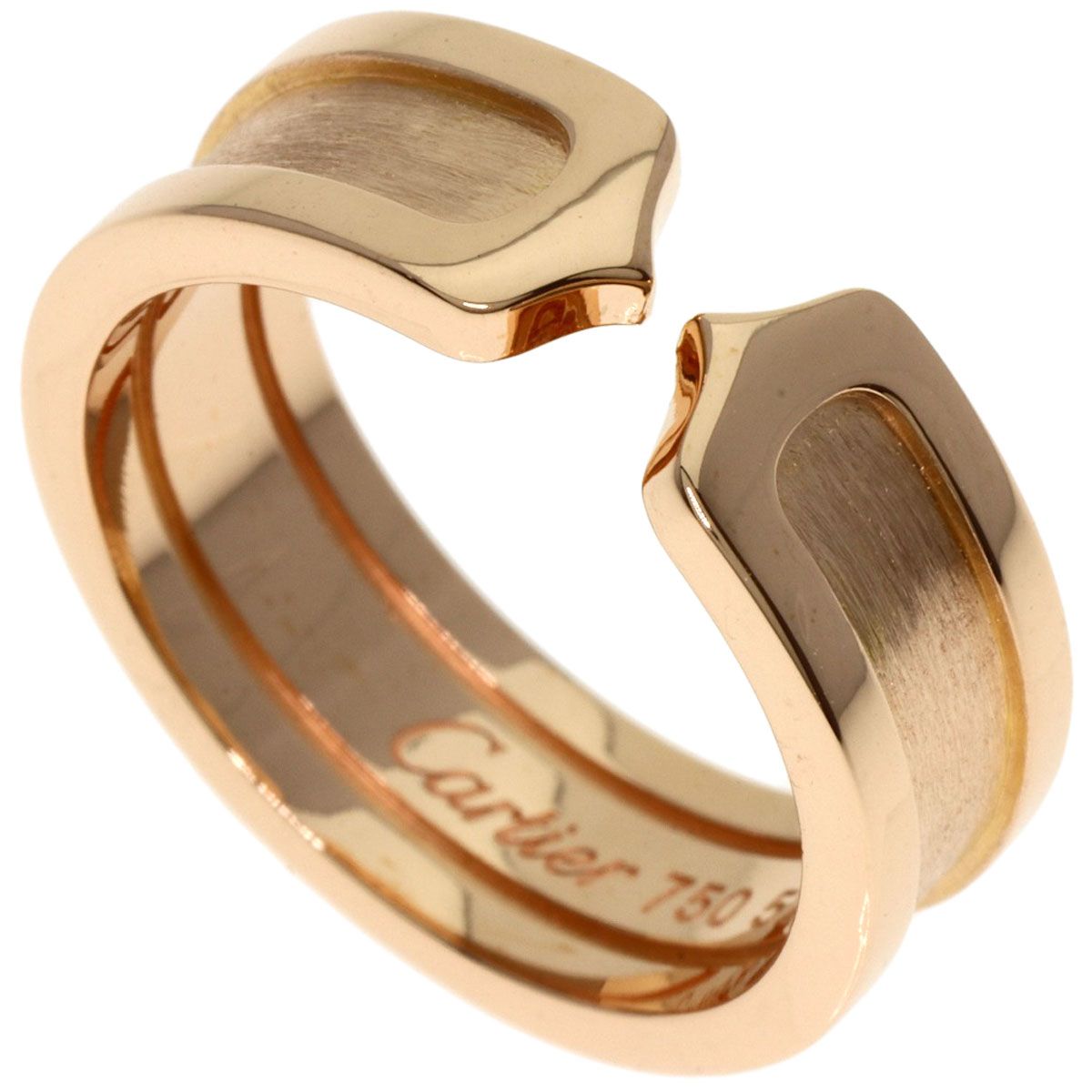 CARTIER カルティエ C2リング #52 リング・指輪 K18PG レディース 