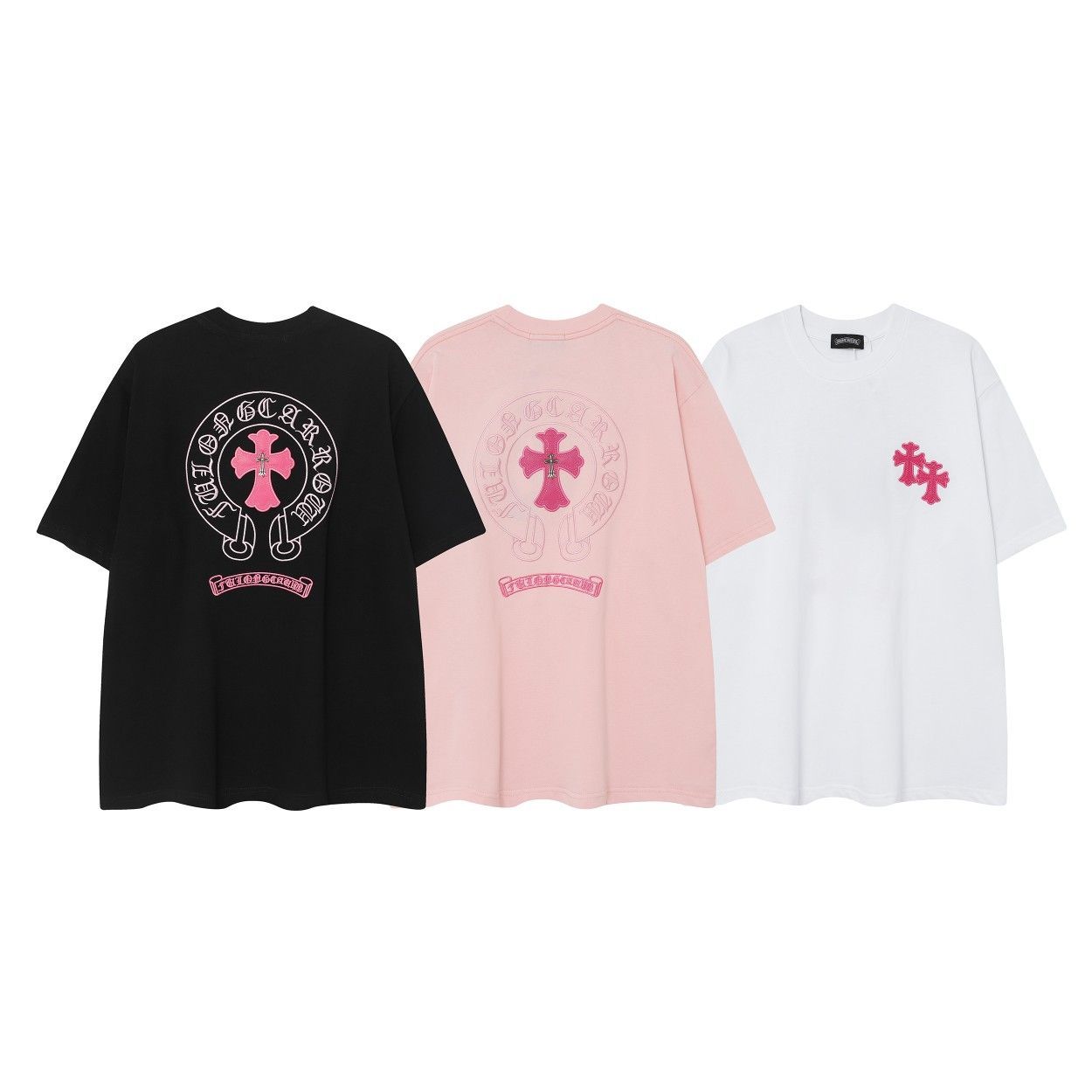 新品正規品 クロムハーツ Tシャツ ピンクダガー M メンズ