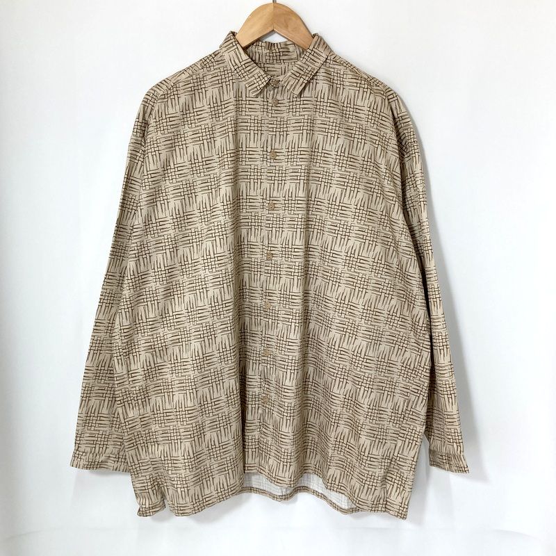 toogood トゥーグッド シャツ 長袖 THE DRAUGHTSMAN SHIRT ドラフツマンシャツ 古着 サイズ5 XLサイズ相当 ベージュ トップス A15054◆