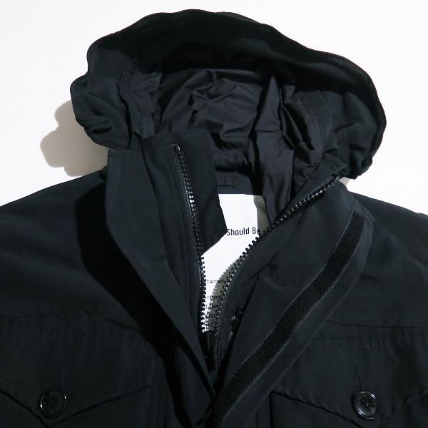 WTAPS ダブルタップス 16AW PARASMOCK/JACKET.NYCO.60/40 162GWDT-JKM02 パラスモック ジャケット  ナイロン コットン 60/40クロス ブラック アウター マウンテンパーカー