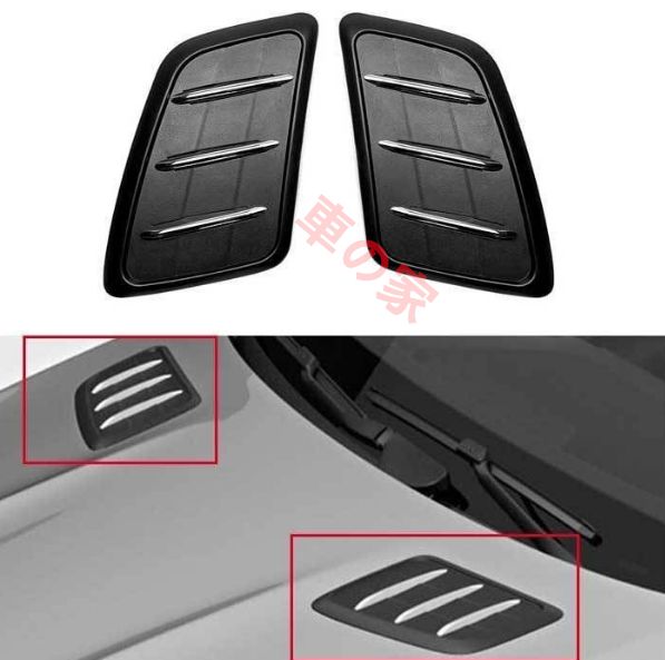 メルセデス ベンツ 用 カー エクステリア デコレーション GLE W167 2019 ピアノ ブラック エンジンフード エアコン