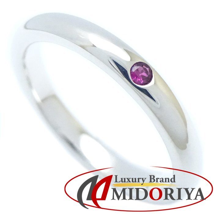 Tiffany&Co. ティファニー スタッキングバンドリング ルビー 10号 Tiffany & Co. - ティファニー リング ルビー スタッキング