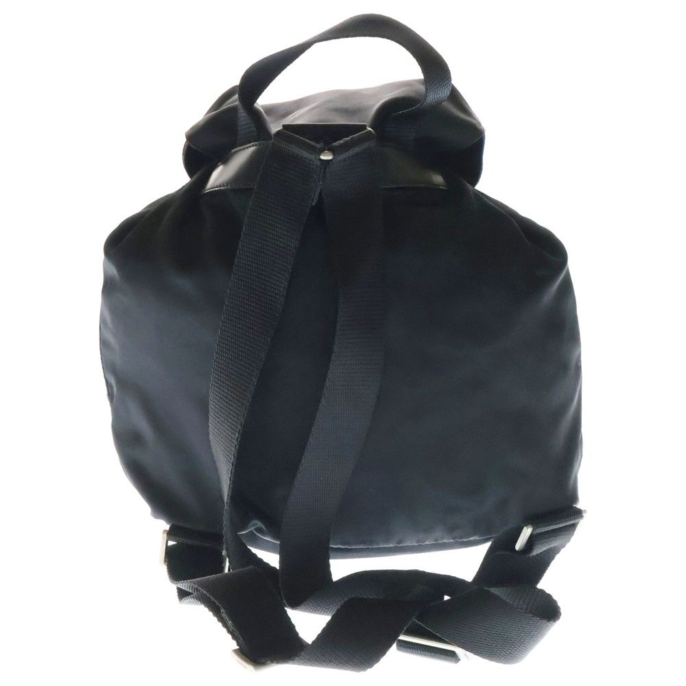 新品　PRADA ブラック ナイロン バックパック　トライアングルロゴ PRADA (プラダ) トライアングルロゴ ヴェラ テスート ナイロン