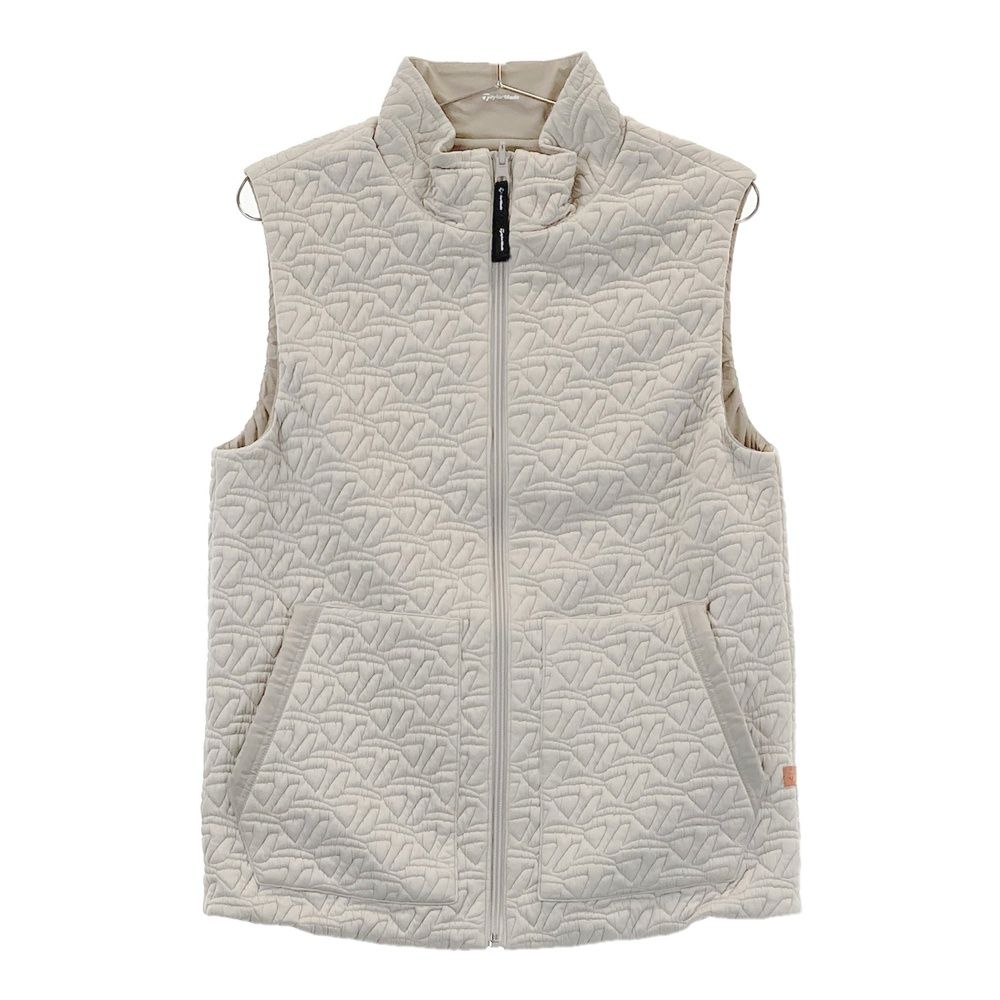 オススメ サイズ XS TAYLOR MADE テーラーメイド ×UNITED ARROWS モデル リバーシブル ジップベスト ベージュ系 240101528529 ゴルフウェア メンズ ストスト 配送商品は通常配送無料。