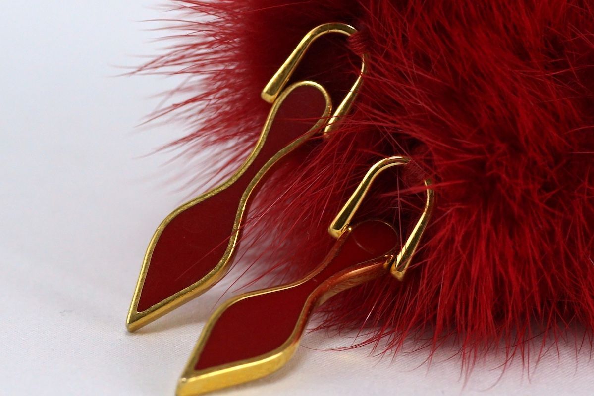 Christian Louboutin クリスチャンルブタン ミンク ファードール