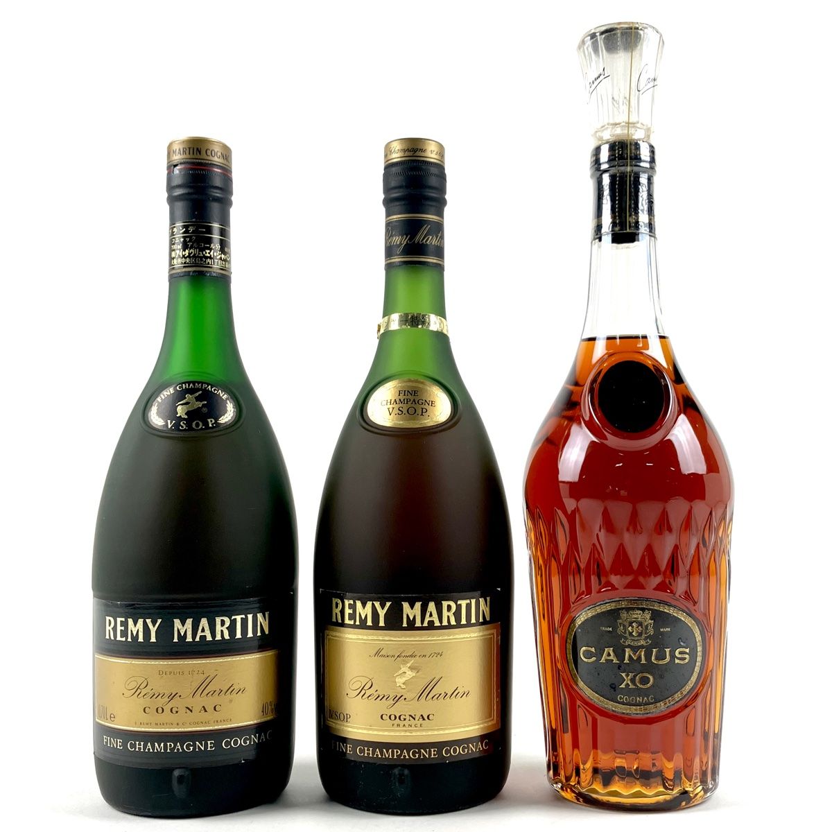 3本 REMY MARTIN CAMUS コニャック 700ml ブランデー セット 【古酒