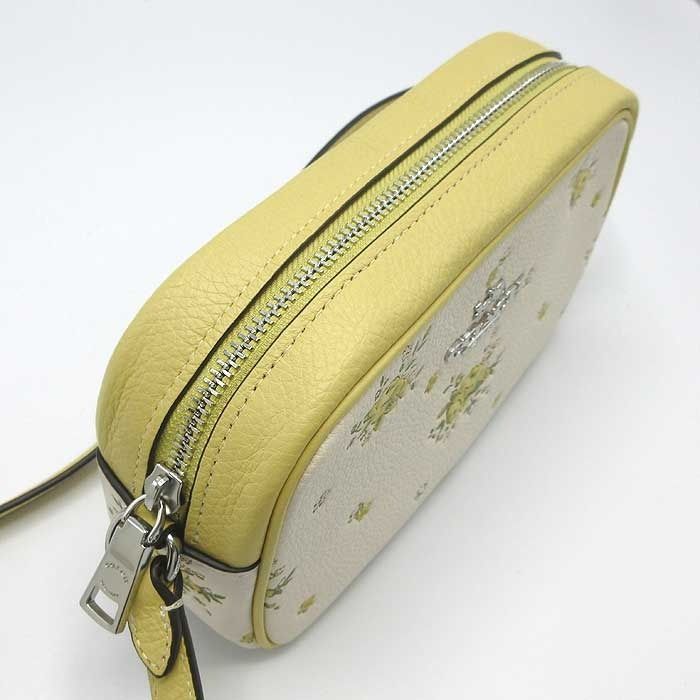 【新品】コーチ CAQ38 SVCAH (チョークマルチ) バッグ ショルダーバッグ COACH JAMIE レザー フローラル プリント ミニ カメラバッグ 斜め掛け アウトレット レディース 新品】コーチ CAQ38 SVCAH (チョークマルチ) バッグ ショルダーバッグ