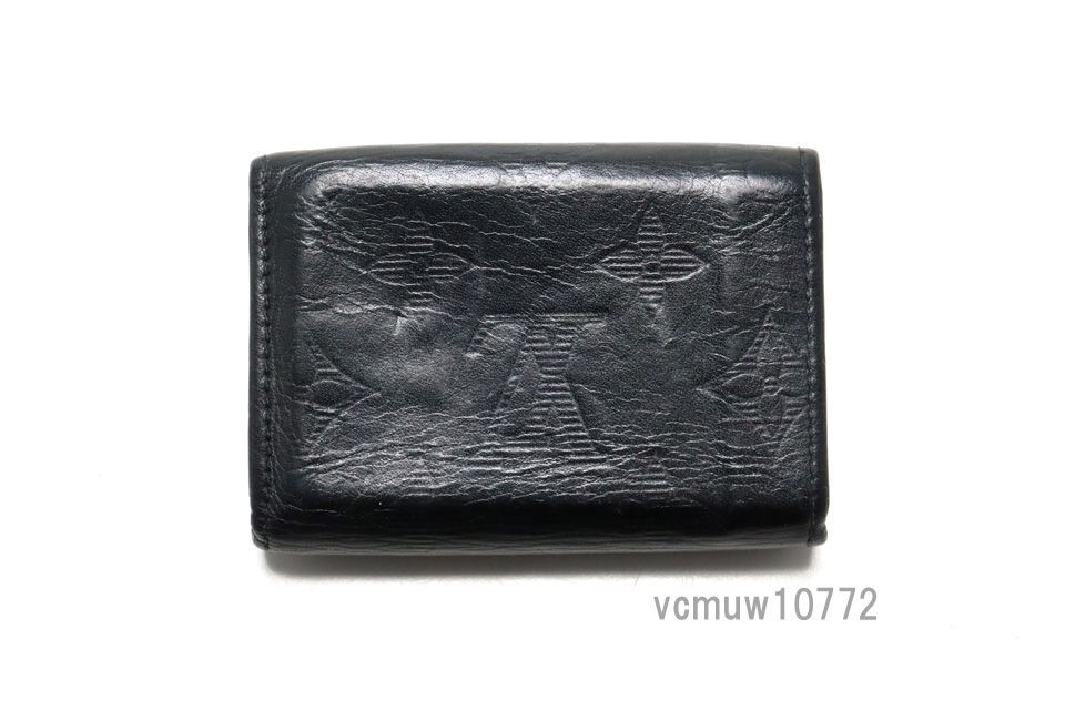 近年モデル 美 LOUIS VUITTON モノグラムシャドウ ディスカバリーコンパクト レザー 3つ折り財布 ルイヴィトン 1009 qf 05645