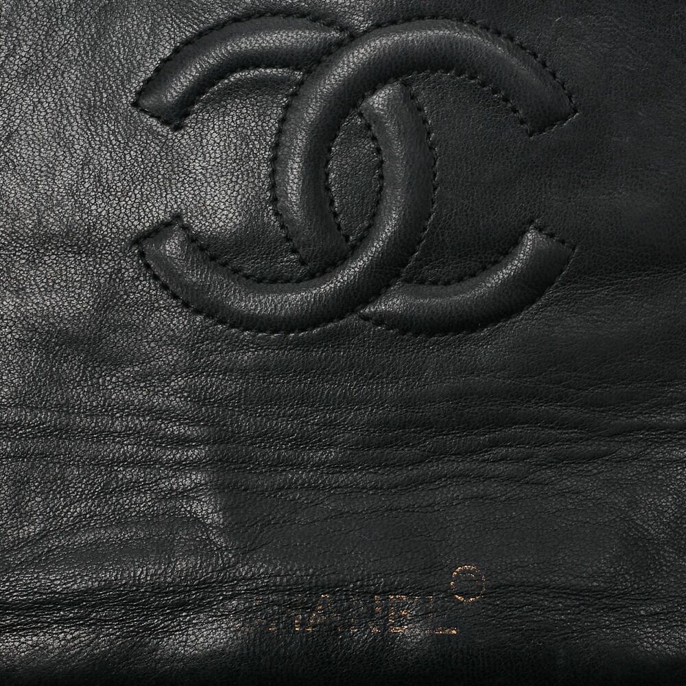 即日発送! CHANEL シャネル チェーンショルダーバッグ ミニマトラッセ 18cm ラムスキン 黒 シングルフラップ ターンロックゴールド金具 レディース 送料無料!!