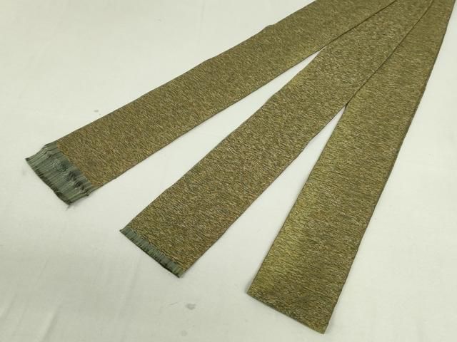 平和屋着物○本場筑前博多織 男性 角帯 霞文 正絹 逸品 DAAT0269ob