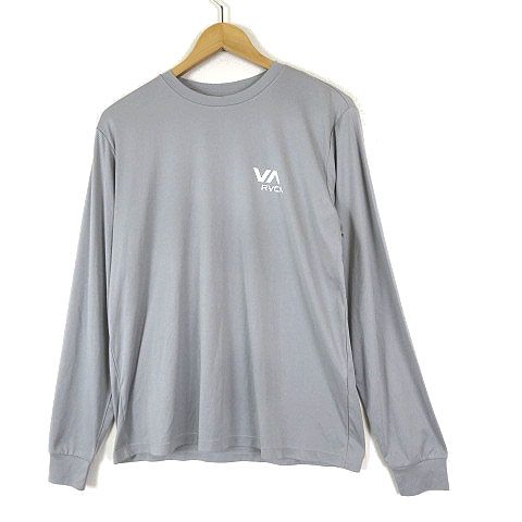 ルーカ RVCA Tシャツ ハイブリッド オールマイティ トップス ラッシュガード Sport Vent Long Sleeve Tee 長袖 S グレー スポーツ トレーニング