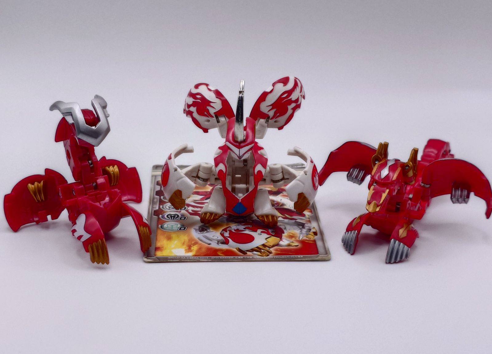 爆丸 天デッキ 天ドラガオン 焼バーナン 陽ナギナ カード付き