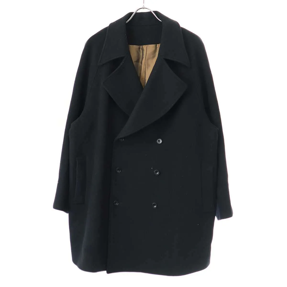 Ka na ta ice coat black×brown コート Ka na ta ice coat black×brown