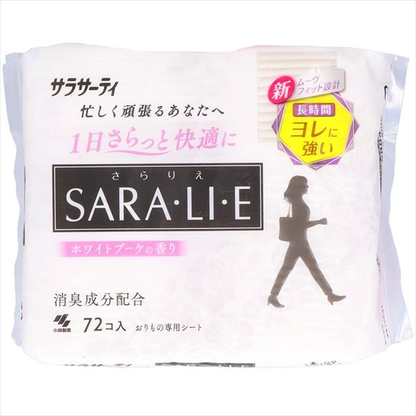 まとめ買い-30点セット サラサーティSara li e ホワイトブーケの香り 72個 小林製薬 生理用品