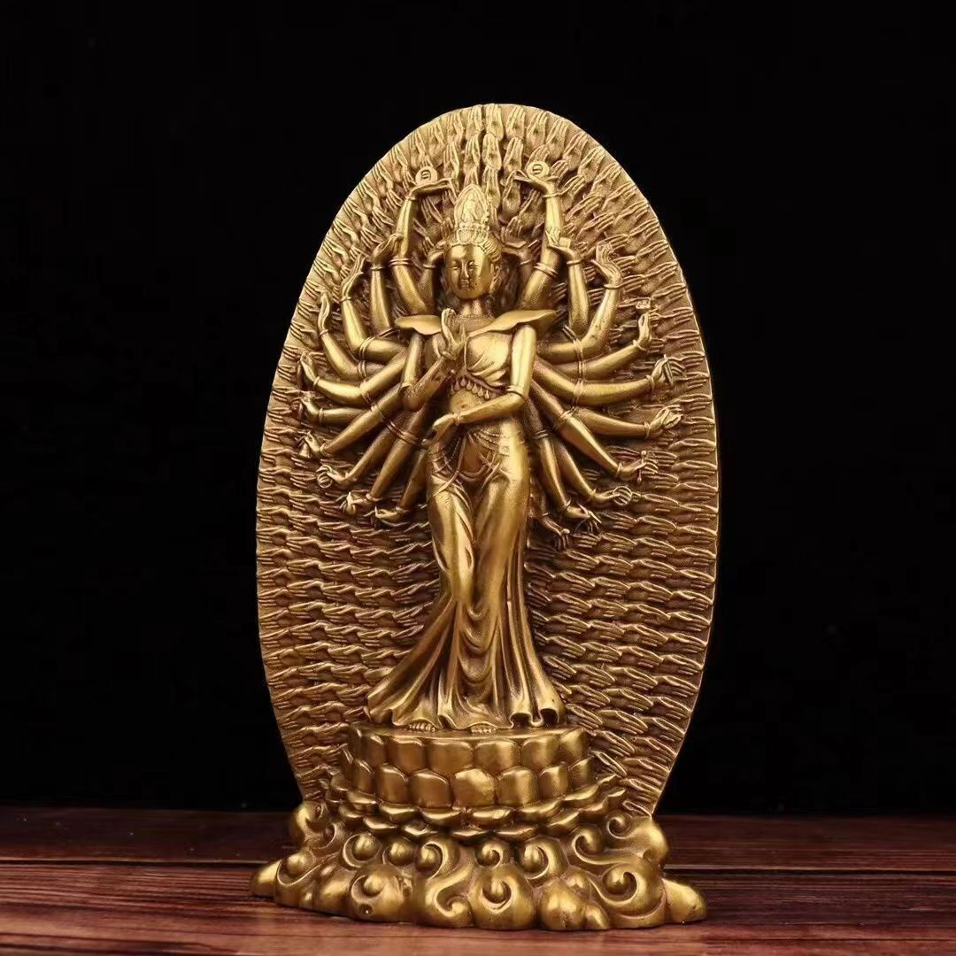 仏教美術　古銅鍍金　水子観音像　仏像　置物　箱付　C　5983 仏教美術 古銅鍍金 水子観音像 仏像 置物 箱付 C 5983