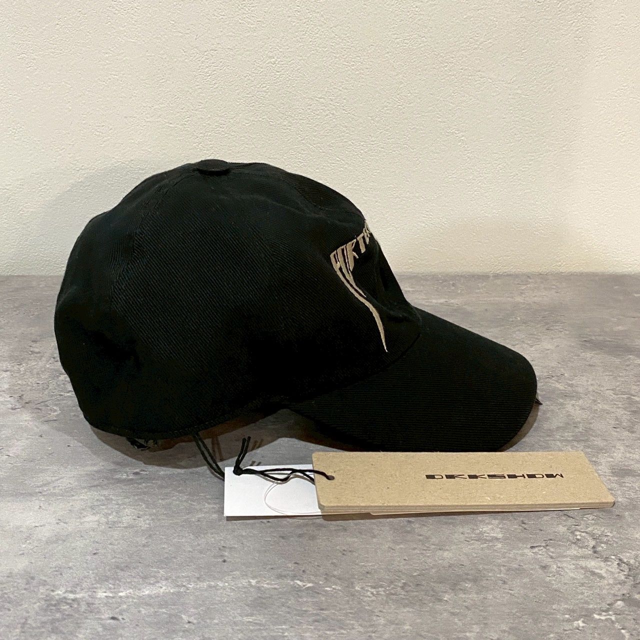 Rick Owens DRKSHDW』(L) 刺繍ロゴキャップ - メルカリ