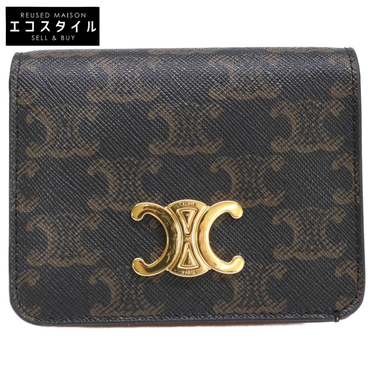 CELINE セリーヌ トリオンフ|トリオンフキャンバス コンパクトウォレット|