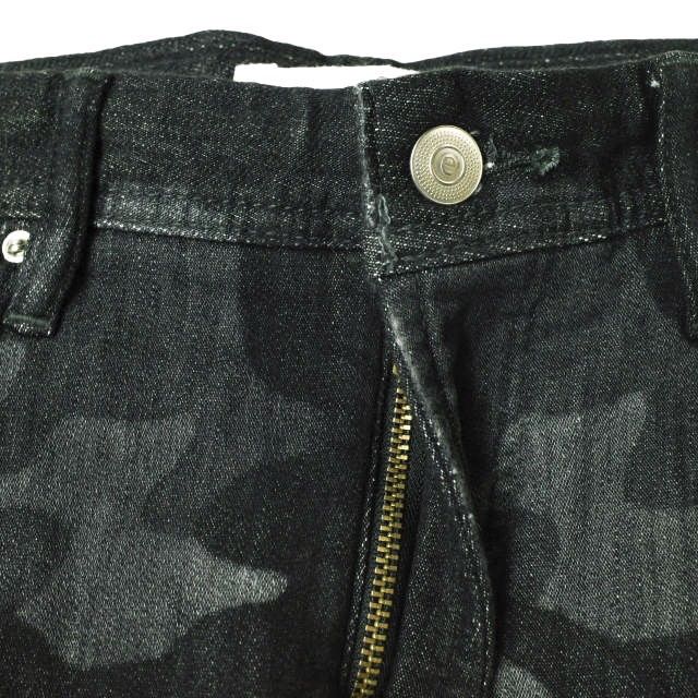TWIST JEANS e イージーンズ 日本製 岡山児島 ペイント JEANS│YENJEANS LONGSNOUT ペイントジョグ ボトムス新古品中古e 定価35,200円 ジーンズ スキニー ジップフライ |