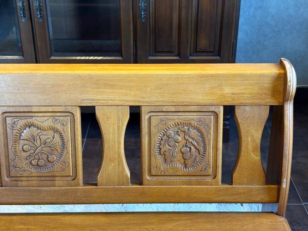 レトロ ヴィンテージ カントリー ベンチ ウッドベンチ 収納ベンチ 3人用