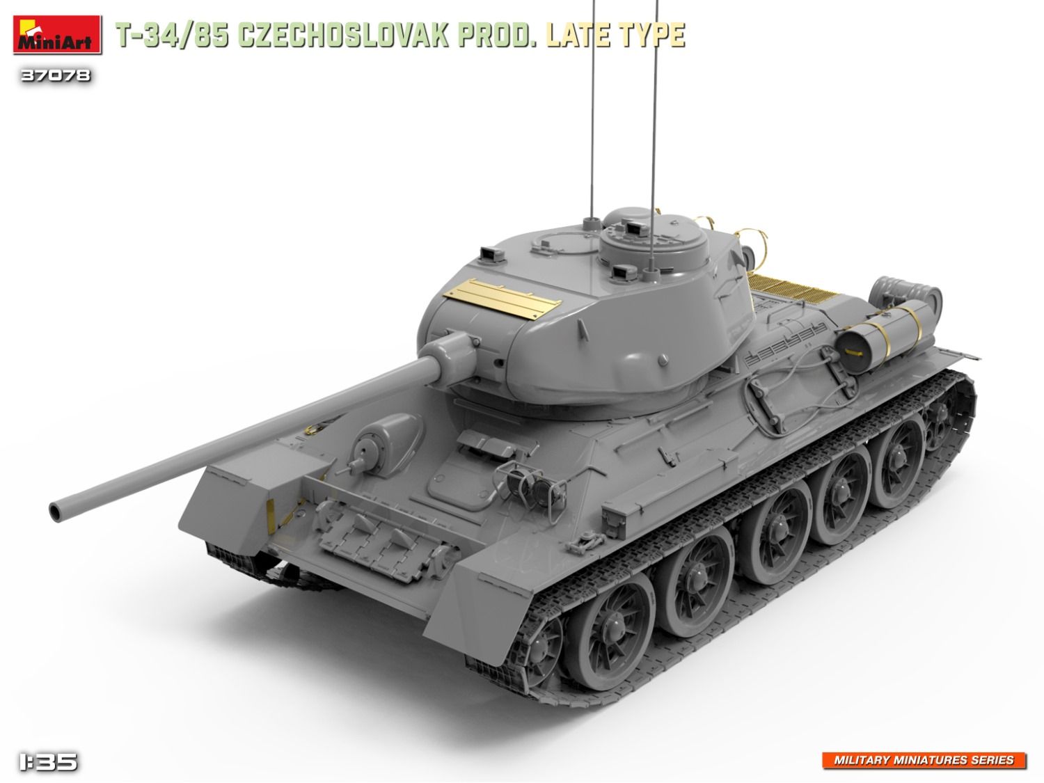 T-34-85 チェコスロバキア製 後期型