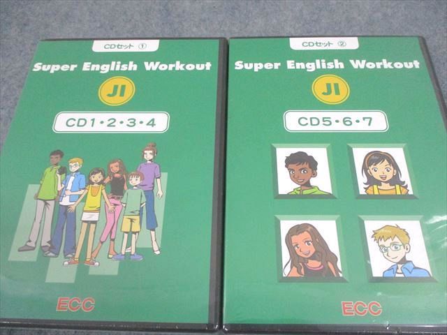 VW11-178 ECC Super English Workout JI WRITING DRILLS/SPEAKING DRILLS 等 計6冊  CD2巻付 67R4D