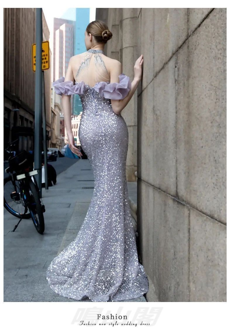 最大85%オフ! 送料無料 2025 !-利用不可文字-! パープル 魚尾 ロングドレス レディース 感 年会 結婚式 宴会 パーティー司会者 着やせ効果 披露宴ドレスWP今だけ 109 パンツ