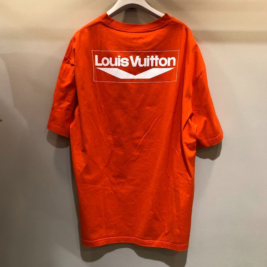 Louis Vuitton ルイヴィトン オレンジロゴ Tシャツ メンズ