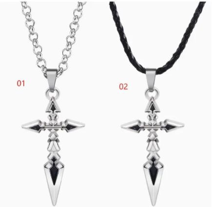 Fate/stay night セイバー アーサー王 ペンダント クロスネックレス 衛