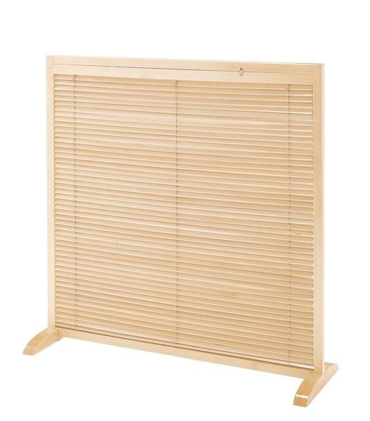 ルーバー式１連パーテーション高さ119 cm スクリーン 間仕切り 衝立 101