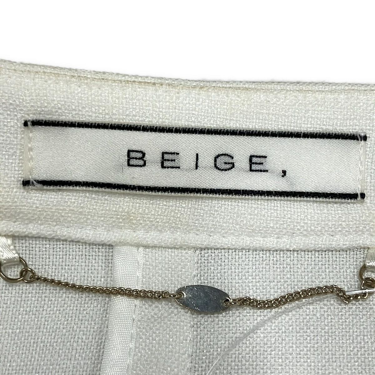 ✨極美品✨BEIGE ベイジ　ブルゾン　ジャケット　☆春夏☆ ベージュ　Mサイズ BEIGE(ベイジ) ジャケット サイズ2 M レディース - 白 長袖/春