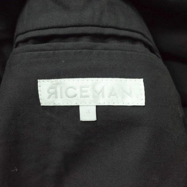 RICEMAN ライスマン Chesterfield Coat チェスターフィールドダブルコート 3(L) ブラック(スミクロ) アウター【RICEMAN】