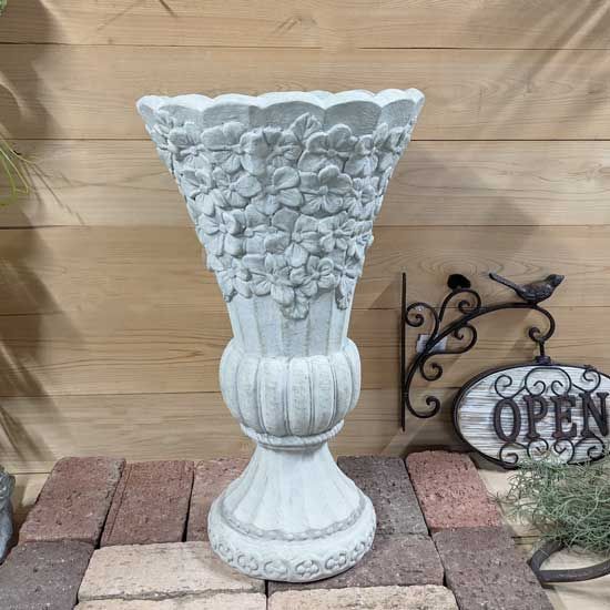 お得セット】グラスファイバー ポット ホワイト ゴブレット カップ 鉢